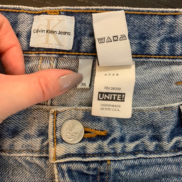Calvin Klein Vintage 90s Baggy Jeans - Picture 10 of 12